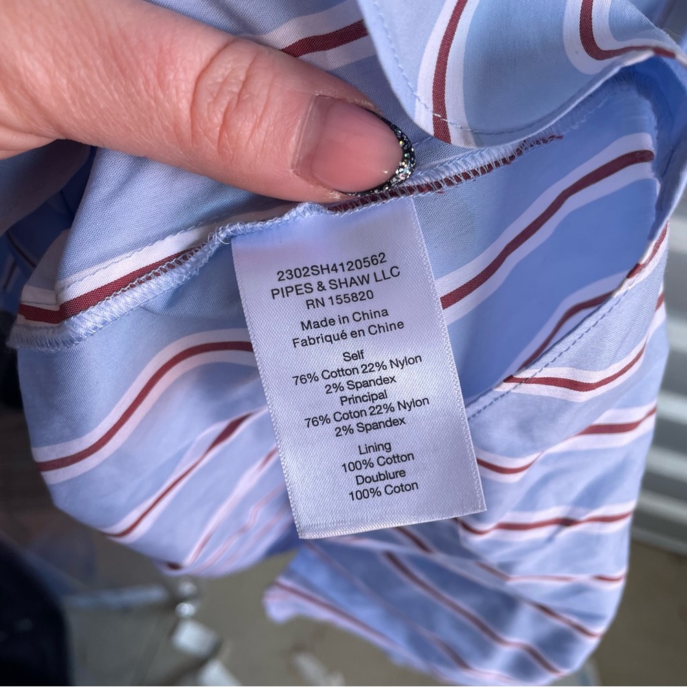 Veronica Beard afton striped wrap dress - Picture 7 of 7